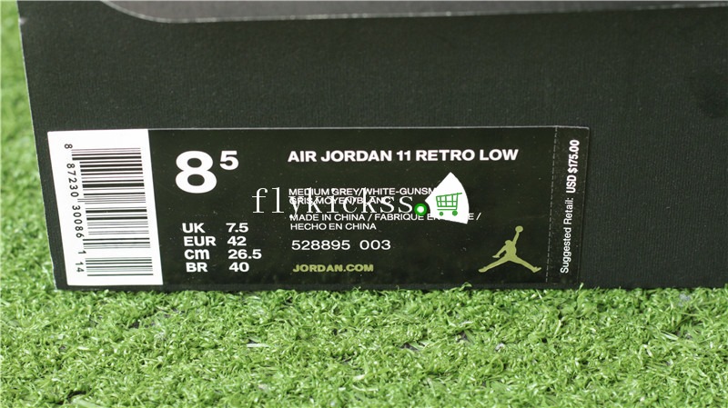 Best Authentic Air Jordan 11 Retro Low Cool Grey